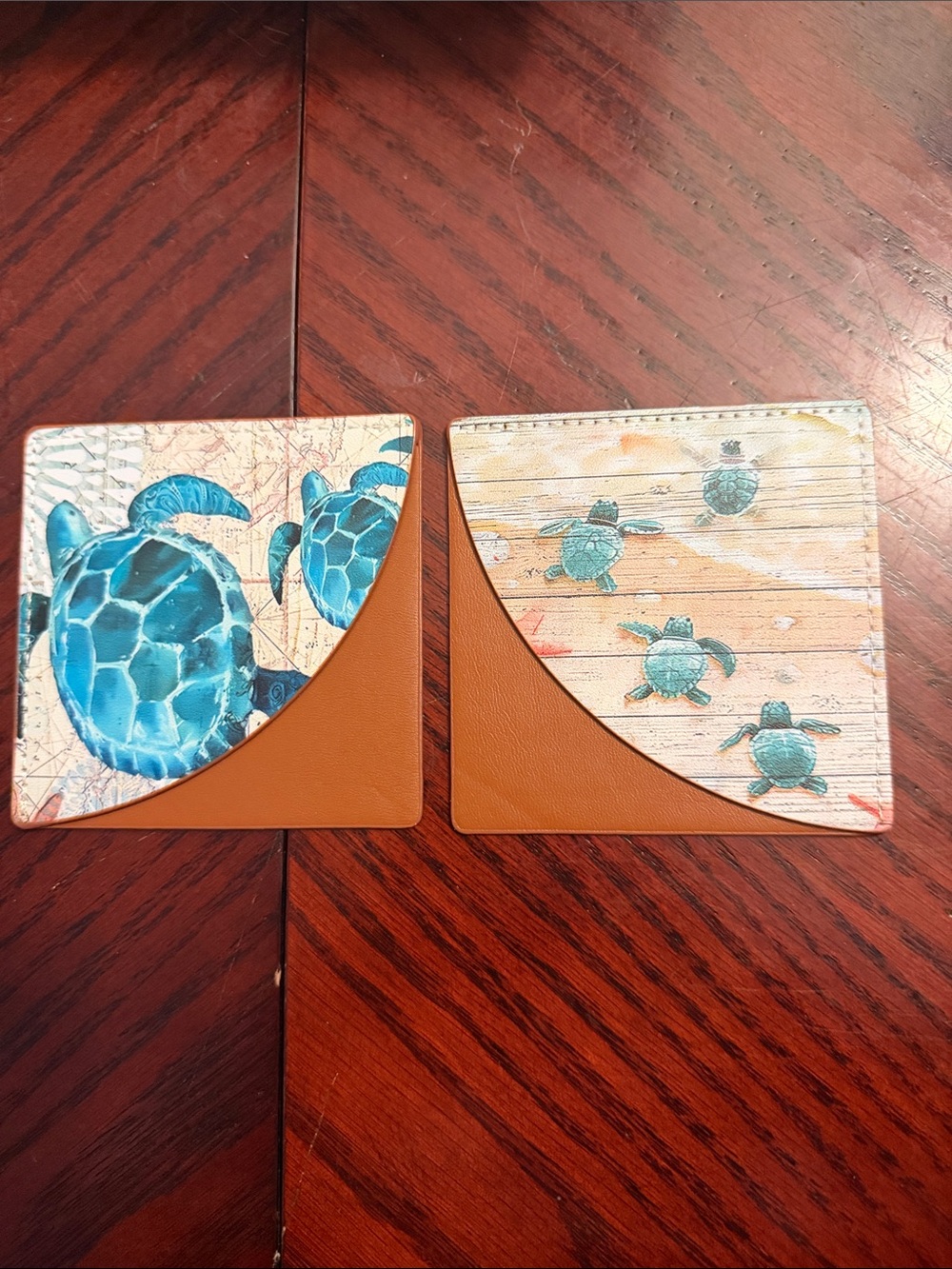 ✴️New✴️Sea Turtle Leather Bookmark Set